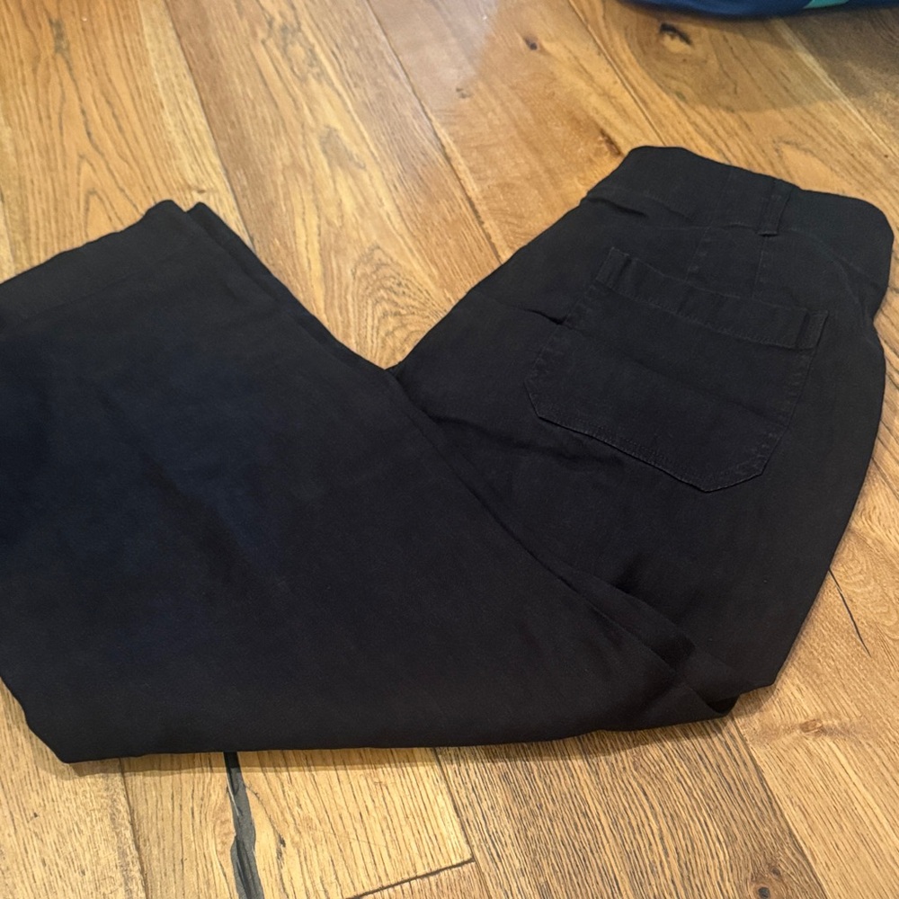 Maeve black linen Pants